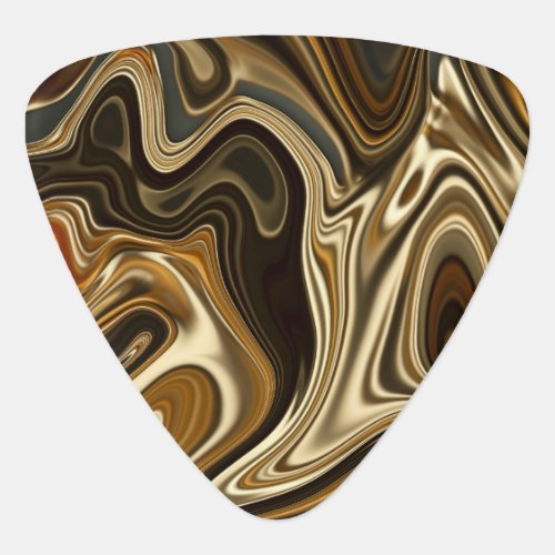 Gorgeous Marble Style _ Warm brown Guitar Pick