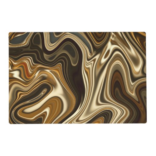 Gorgeous Marble Style _ Warm brown Placemat