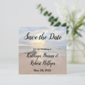 Gorgeous Maui Beach Save the Date (Standing Front)