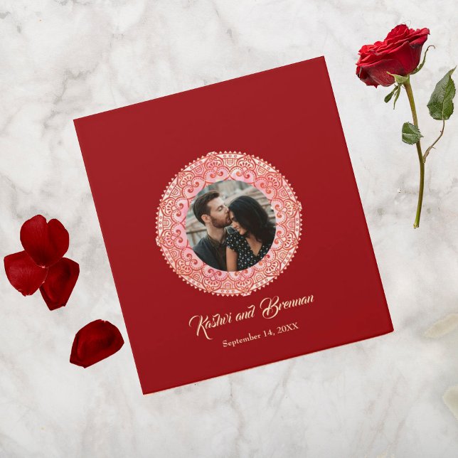Gorgeous Mehndi Photo Album 3 Ring Binder (Creator Uploaded)
