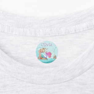 Gorgeous Mermaids Personalized Back to School Labels