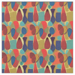 Gorgeous Mid Century Colorful Abstract Fabric