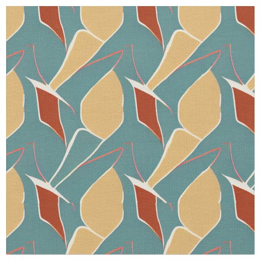 Gorgeous Mid Century Modern Abstract Fabric