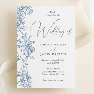 Gorgeous Modern Elegant Wedding Invitation