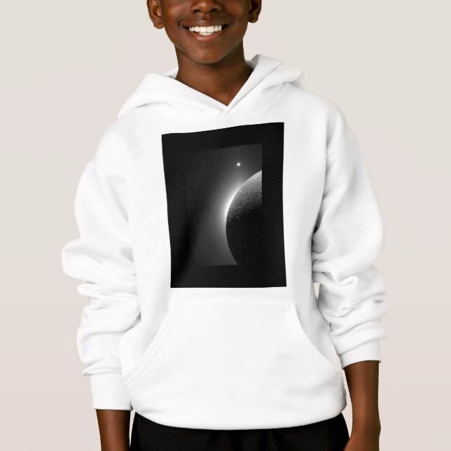 Gorgeous Moon and Venus Image Hoodie (Front)