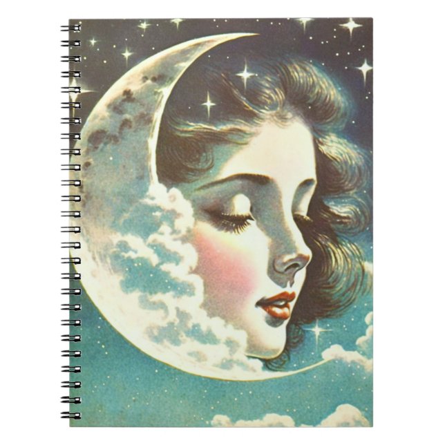 Gorgeous Moon Maiden Notebook (Front)