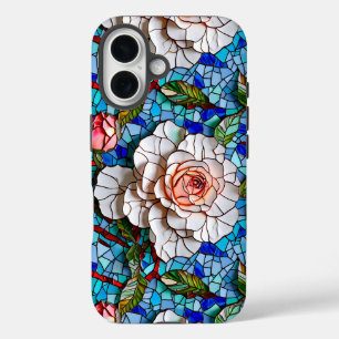 Gorgeous Mosaic Flowers Pattern   iPhone 16 Case