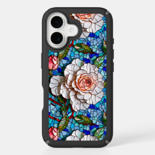 Gorgeous Mosaic Flowers Pattern   iPhone 16 Case