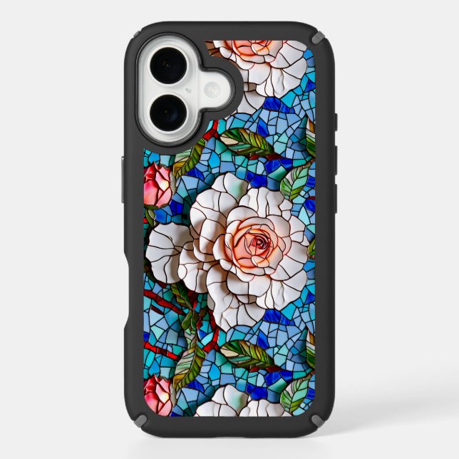 Gorgeous Mosaic Flowers Pattern   Speck iPhone Case (Front)
