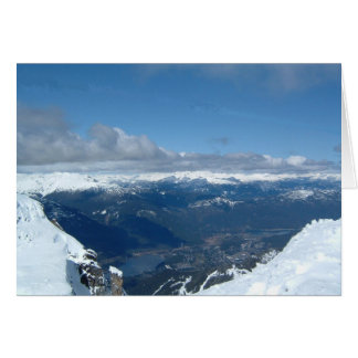 Gorgeous mountaintop view cards