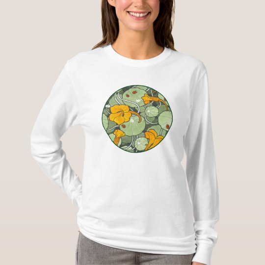 Gorgeous Nasturtium & Ladybird T-Shirt