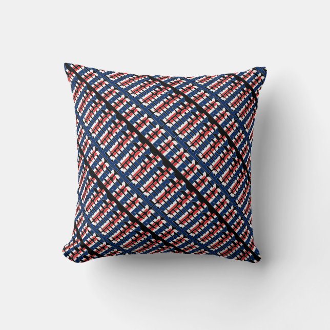 Gorgeous Norway National Flag Throw Pillow (Front)