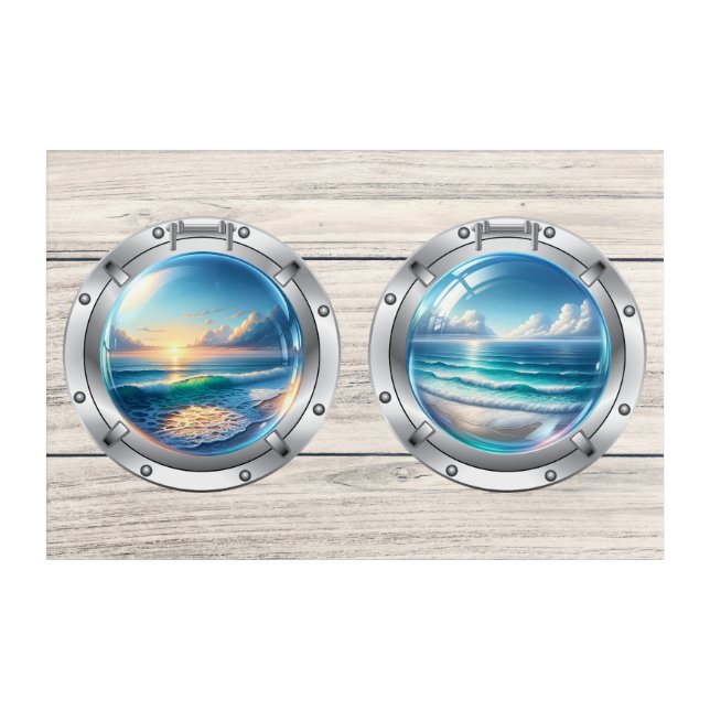 GORGEOUS Ocean Acrylic Art (Front)