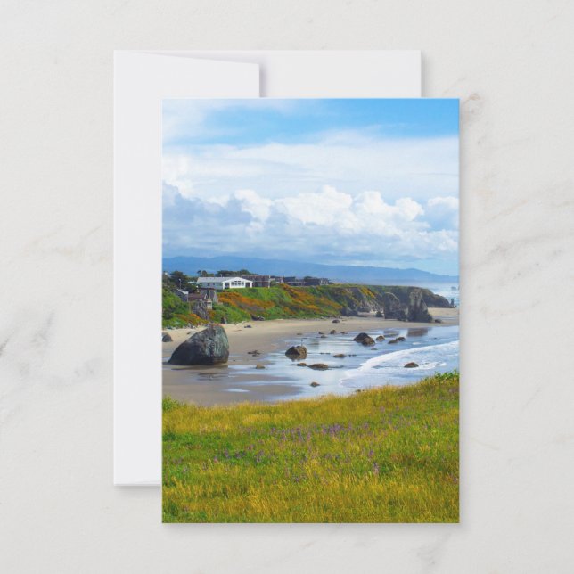 Gorgeous Oregon Coast Personalized Greeting Card (Front)