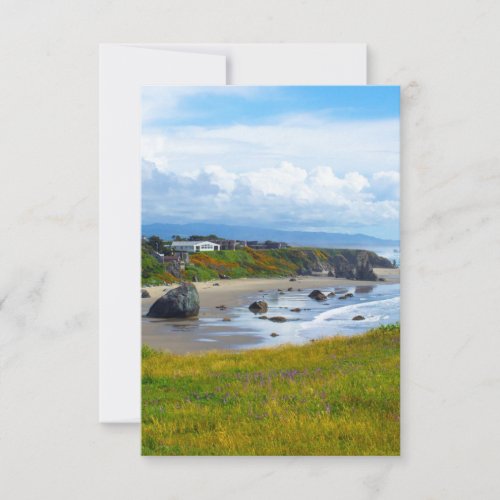 Gorgeous Oregon Coast Personalized Greeting Card