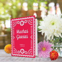 Gorgeous Ornate Papel Picado Hot Pink Wedding