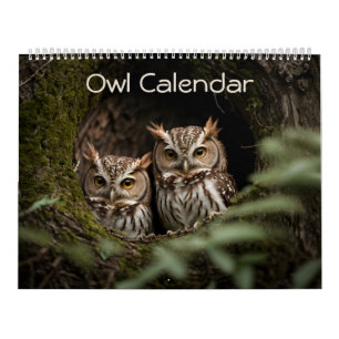 Gorgeous Owl Portrait Collection 2026 Calendar