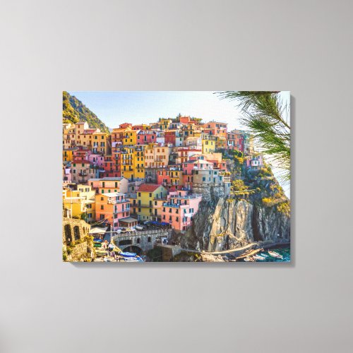 Gorgeous Palermo Sicily Italy on a Cliff Canvas Print