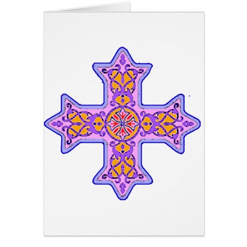 Gorgeous Pastel Coptic Cross