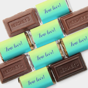 Gorgeous Pastel Rainbow Gradient Wedding Hershey's Miniatures