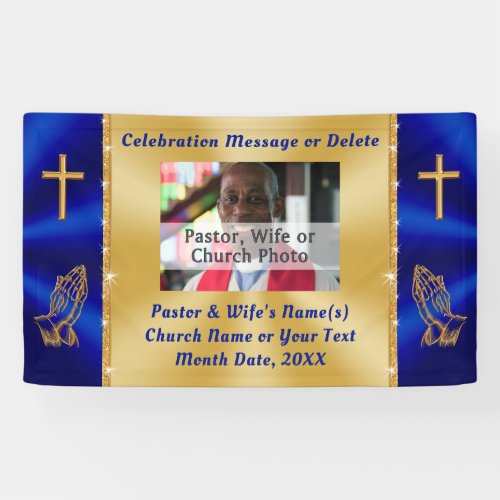 Gorgeous Pastor or Church Anniversary Celebration Banner
