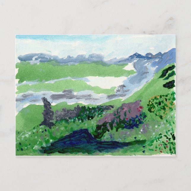Gorgeous peaceful landscape postcard (Front)