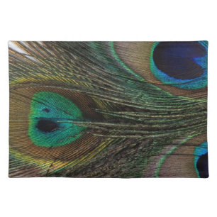 Gorgeous Peacock Feather Placemat