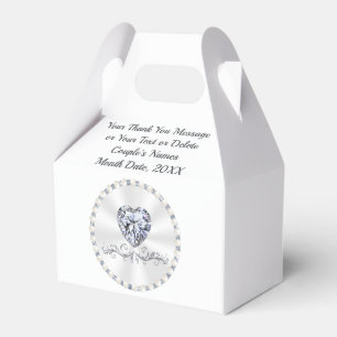 Gorgeous Personalized, Elegant Wedding Favor Boxes