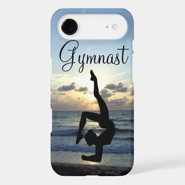 GORGEOUS PERSONALIZED GYMNAST PHONE CASE (Back)