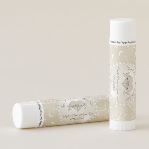 Gorgeous Personalized Lip Balm Wedding Favors