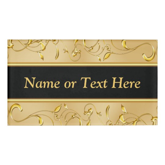 green magnetic name tags