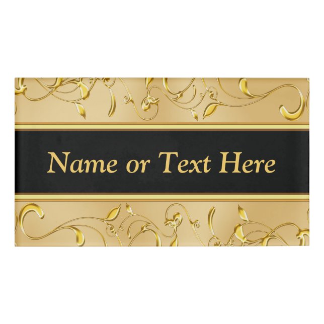 Gorgeous Personalized Name Magnetic Tags (Front)