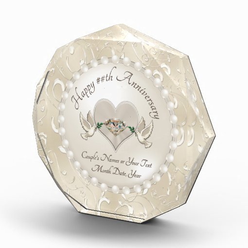 Gorgeous Personalized Wedding Anniversary Gifts | Zazzle