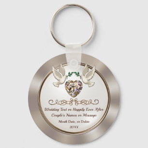 Gorgeous, Personalized Wedding Favors, Inexpensive Keychain