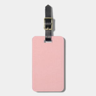 Gorgeous Pink Leather Texture Luggage Tag