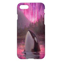 Gorgeous Pink Orca Custom Killer Whale iPhone 7 iPhone 8/7 Case