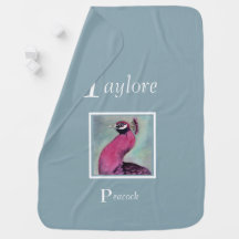 Gorgeous Pink Peacock