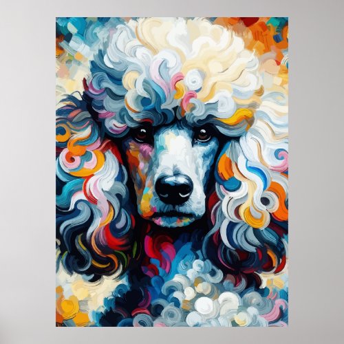 Gorgeous Poodle Poster