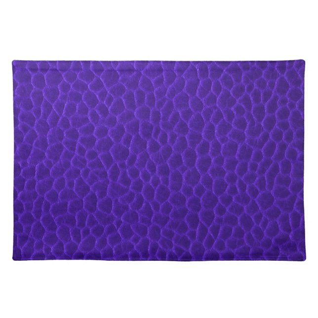 Gorgeous Purple Leather Texture Placemat (Front)