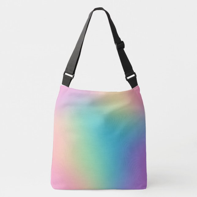 Gorgeous Rainbow Gradient Crossbody Bag (Front)