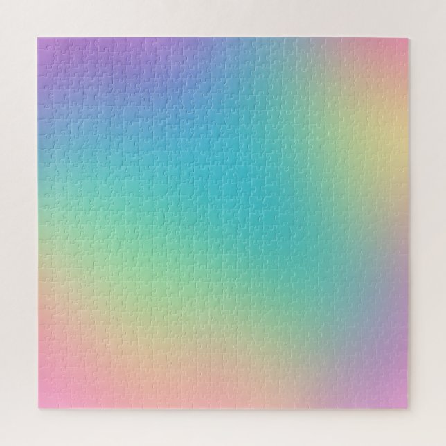 Gorgeous Rainbow Gradient Jigsaw Puzzle (Vertical)