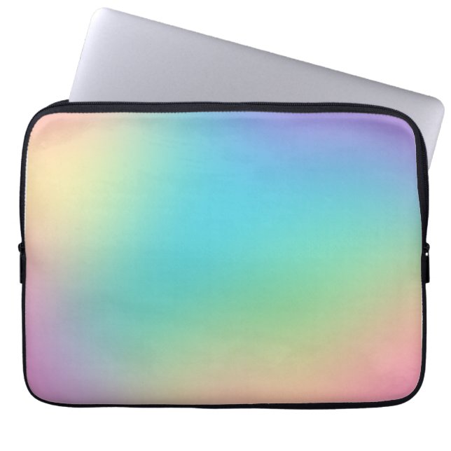 Gorgeous Rainbow Gradient Laptop Sleeve (Front)