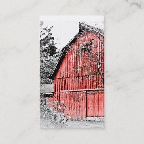 Gorgeous Red Barn Business Card