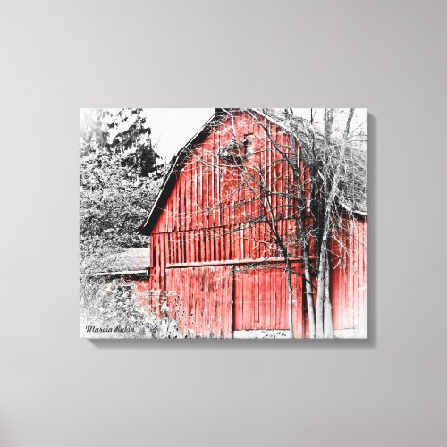 Gorgeous Red Barn Canvas Print