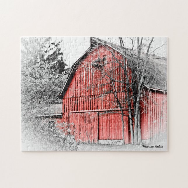 Gorgeous Red Barn Jigsaw Puzzle (Horizontal)