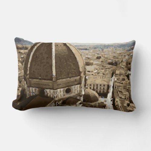 Gorgeous Renaissance cathedral in Venice Italy Lumbar Pillow