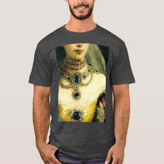 Gorgeous Renaissance Painting of a Bejeweled Neckl T-Shirt