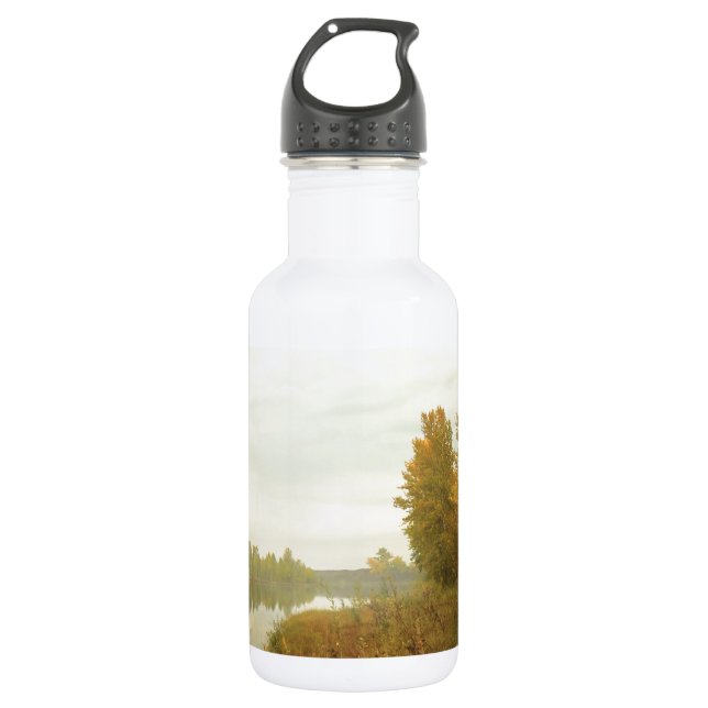 GORGEOUS RIVER GARDEN STAINLESS STEEL WATER BOTTLE (Front)