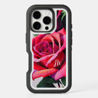 Gorgeous roses and custom text iPhone 16 pro case