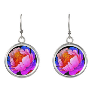 Gorgeous round drop earrings